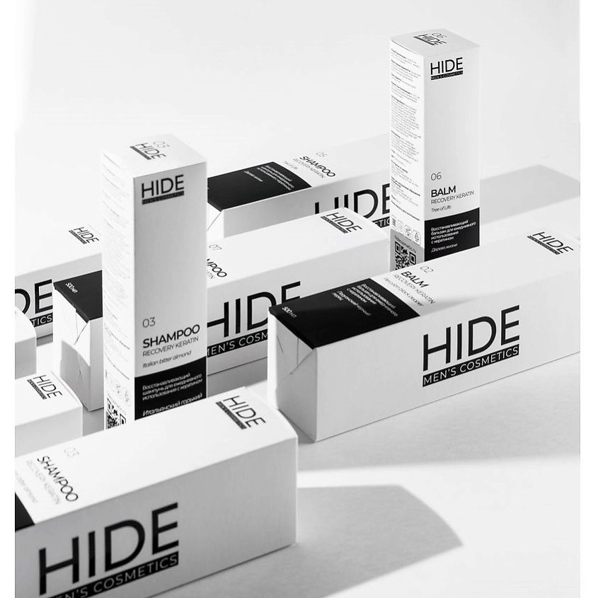 HIDE Ежедневный мужской шампунь Перуанский черный перец – фото 9