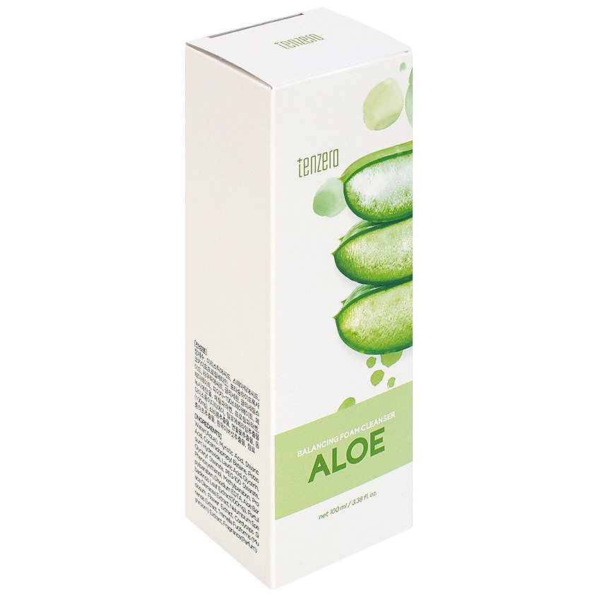 TENZERO Пенка для умывания с экстрактом алоэ Aloe Balancing Foam Cleanser – фото 4