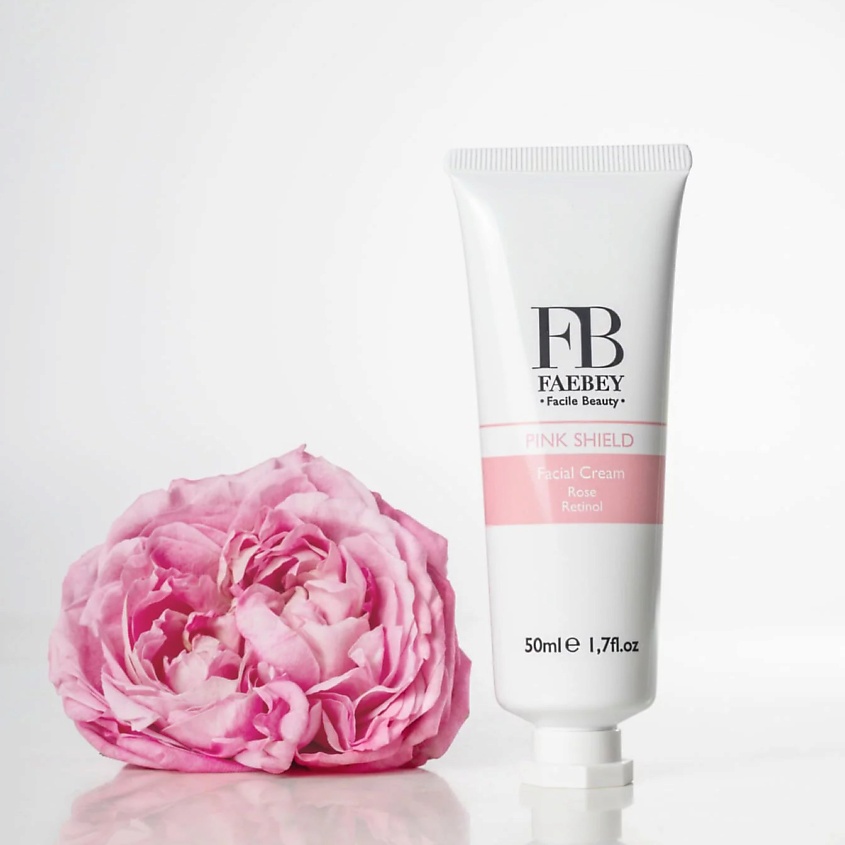 FB FAEBEY Крем для лица PINK SHIELD Facial Cream Rose + Retinol – фото 2