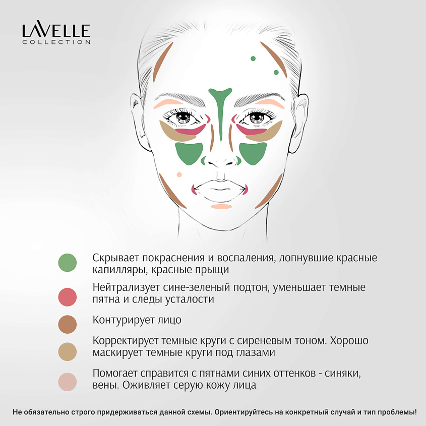 LAVELLE COLLECTION Набор консилеров Conseal kit – фото 3