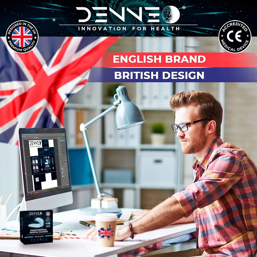 DENNEO Капа от бруксизма стоматологическая для взрослых и детей + футляр – фото 7