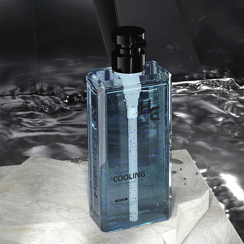 HE FOR MEN Гель для душа мужской НЕ REFRESHING cooling body shower gel – фото 2