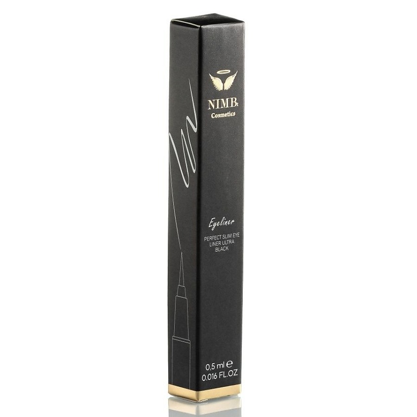 NIMBT Подводка PERFECT SLIM EYE LINER ULTRA BLACK – фото 4
