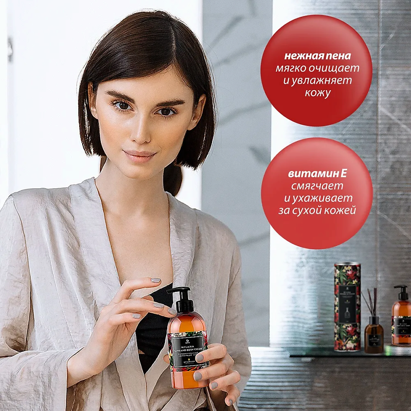 GRASS Milana Spring Bloom Мыло жидкое парфюмированное – фото 2