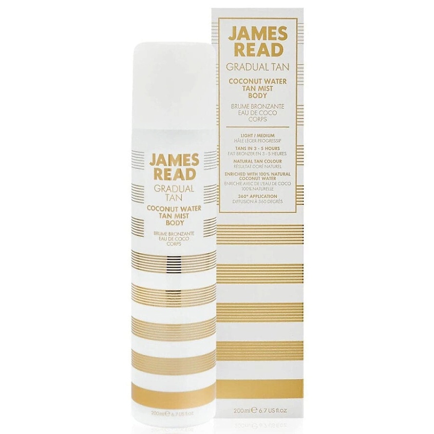 JAMES READ Кокосовая вода-спрей для тела с эффектом загара – фото 2