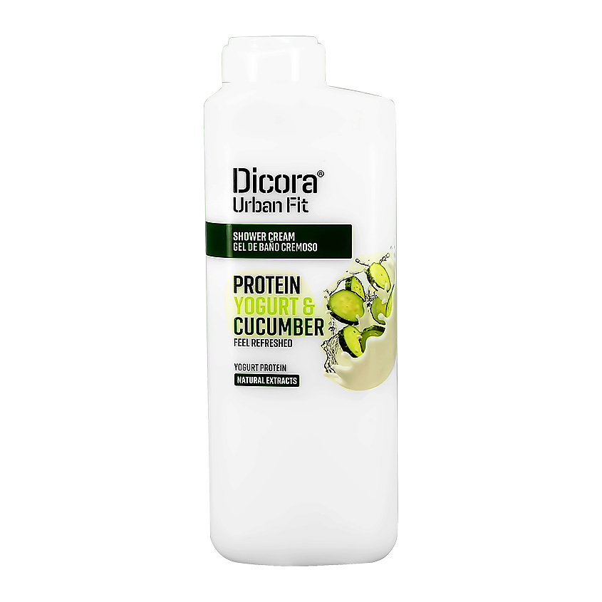 DICORA URBAN FIT Крем-гель для душа Йогурт и огурец – фото 2