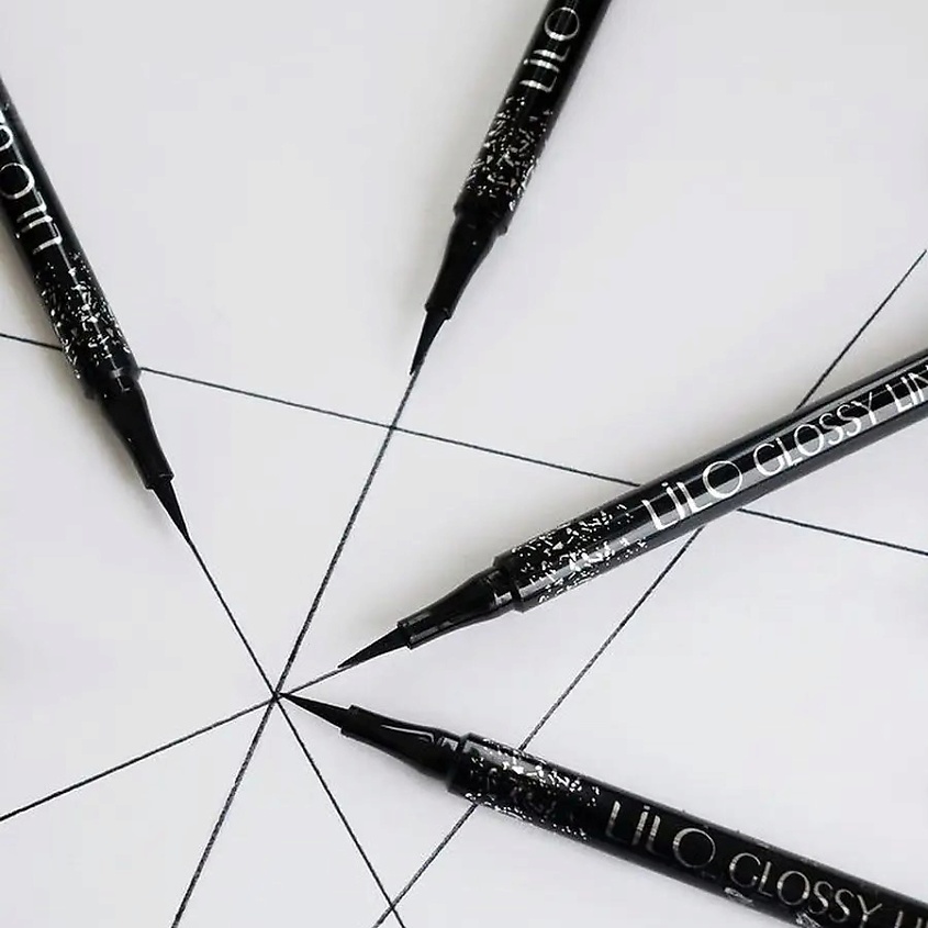 LILO Подводка-фломастер для глаз GLOSSY LINER – фото 3