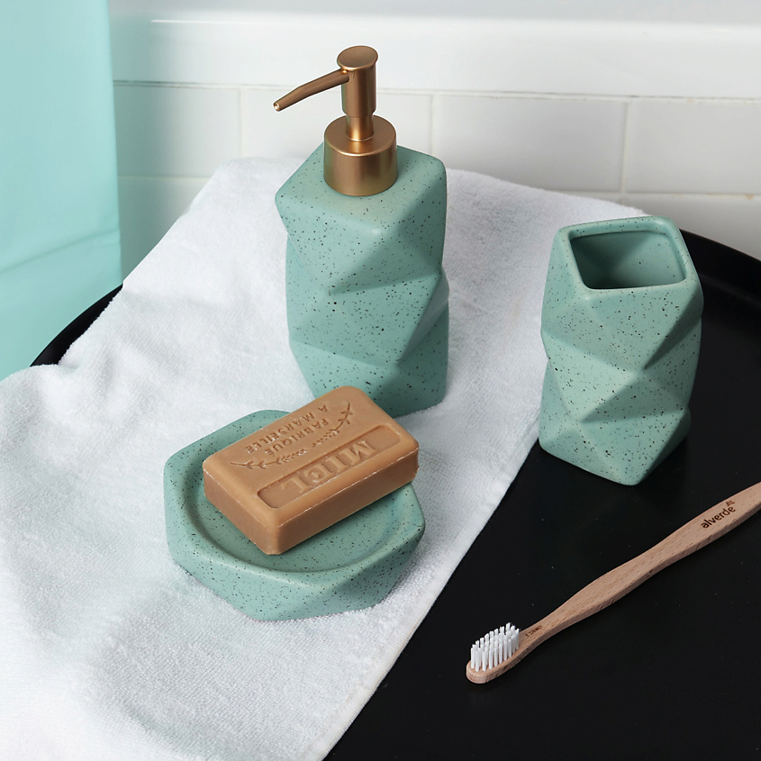 FRESH CODE Стакан для ванной "Sand", керамика – фото 4