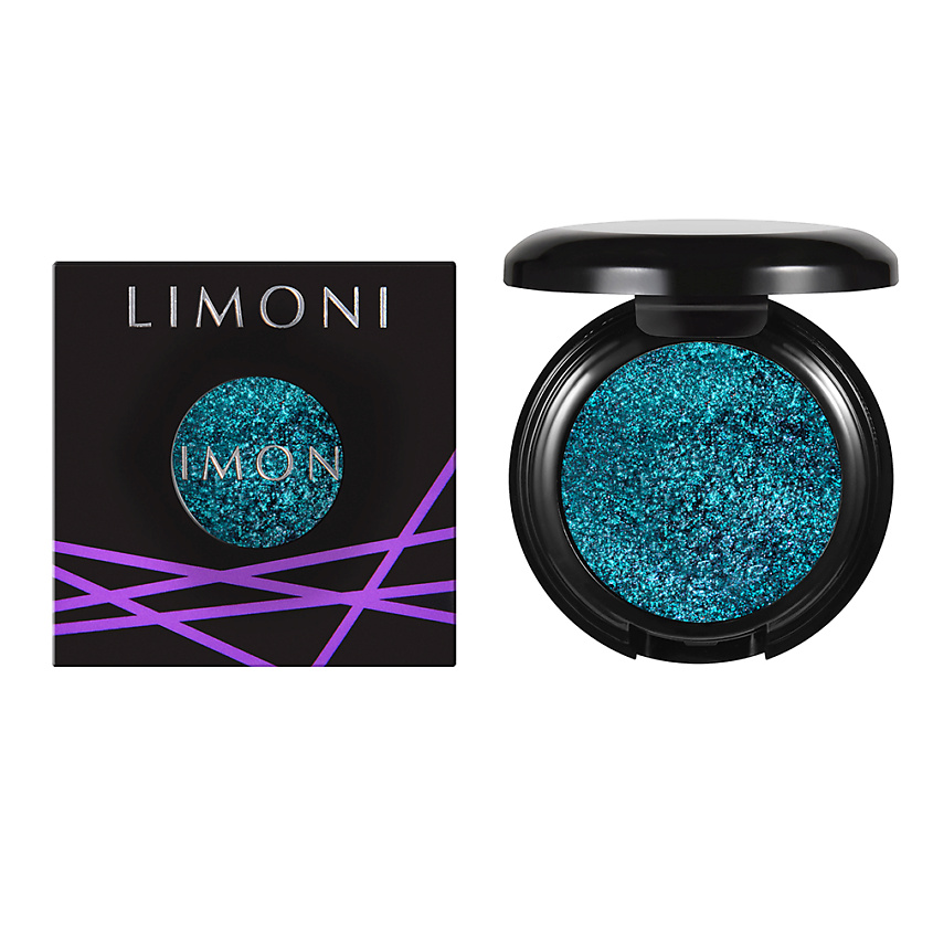 LIMONI Тени для век "Eye Shadow Prism", Глубокий синий Тон 006 – фото 3