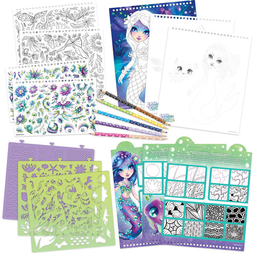 NEBULOUS STARS Раскраска Nenuphia – фото 2