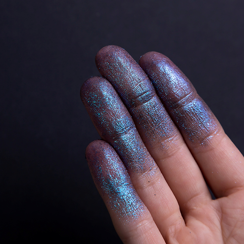 LIMONI Тени для век "Eye Shadow Prism", Глубокий синий Тон 006 – фото 6