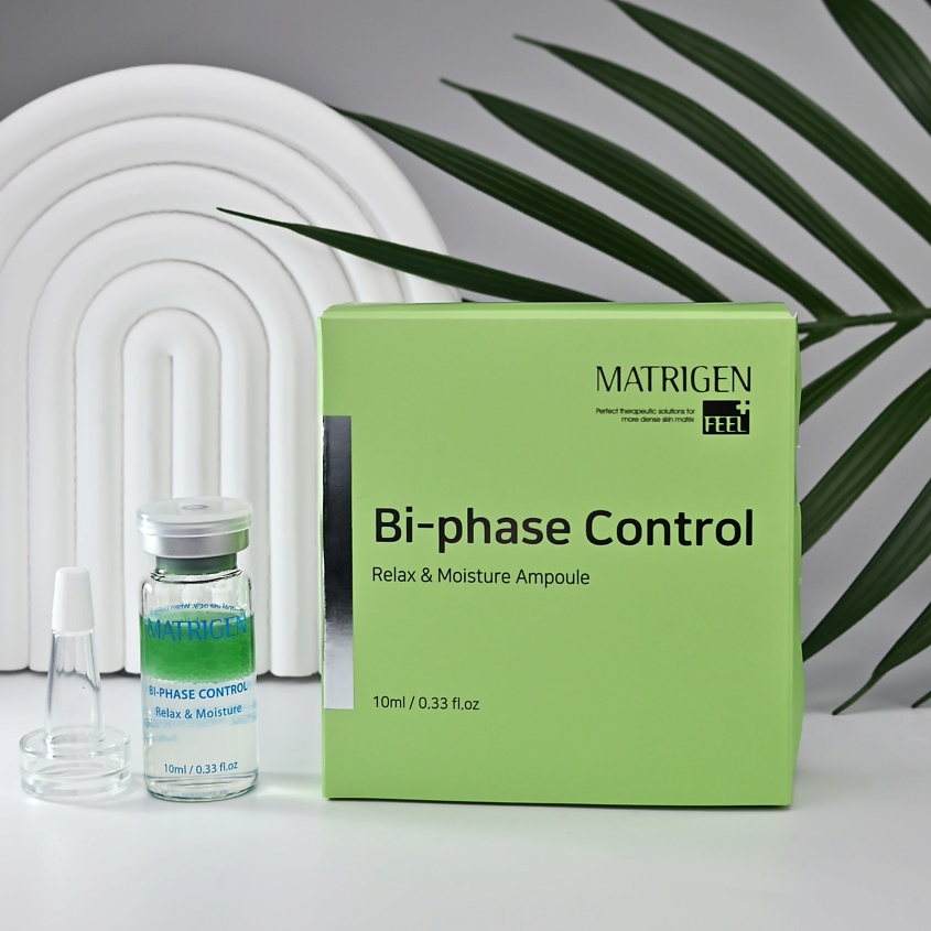 MATRIGEN Biphase Control Relax & Moisture Увлажнение двухфазная сыворотка для мезотерапии лица – фото 5