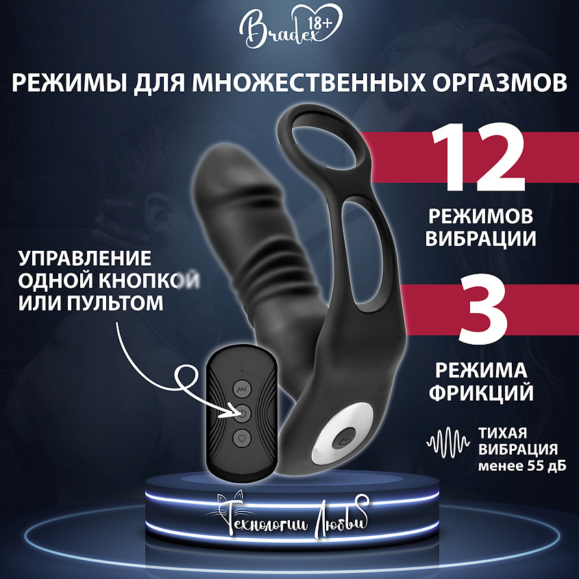BRADEX Массажер простаты телескопический ЭРЕКТО УЛЬТРА – фото 22