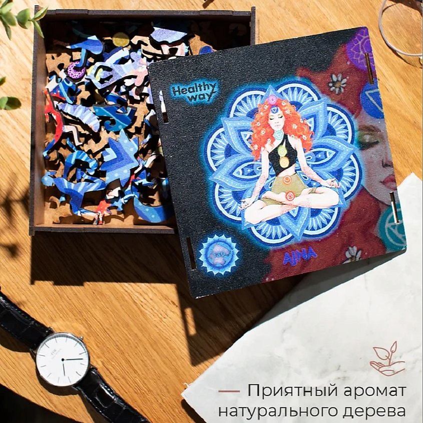 HEALTHY WAY Деревянные пазлы для взрослых "Чакры - Аджна" – фото 7