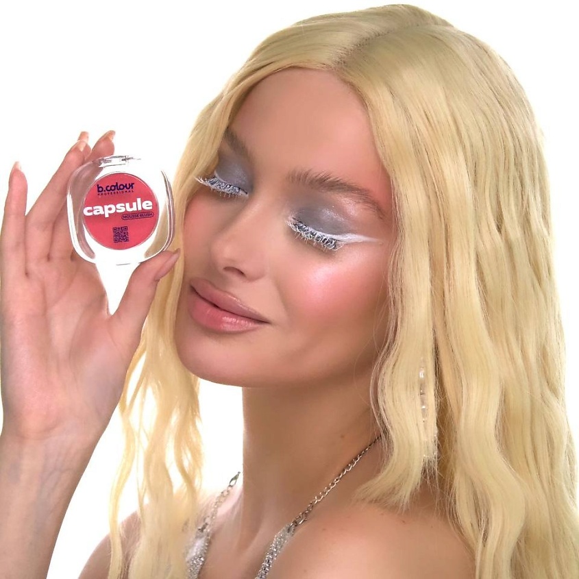 B.COLOUR PROFESSIONAL Румяна для лица и контуринга розовые кремовые CAPSULE, 03 PINK GALAXY – фото 8