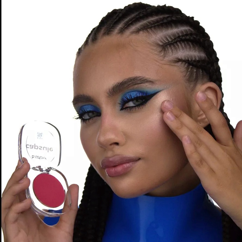 B.COLOUR PROFESSIONAL Румяна для лица и контуринга розовые кремовые CAPSULE, 04 NAKED – фото 6