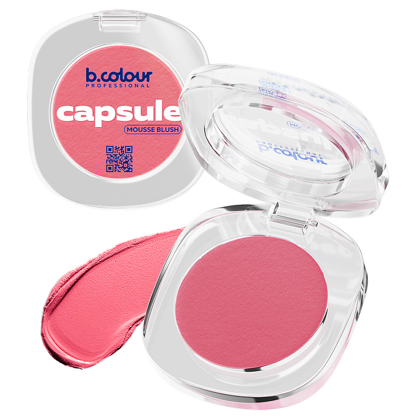 B.COLOUR PROFESSIONAL Румяна для лица и контуринга розовые кремовые CAPSULE, 03 PINK GALAXY – фото 2