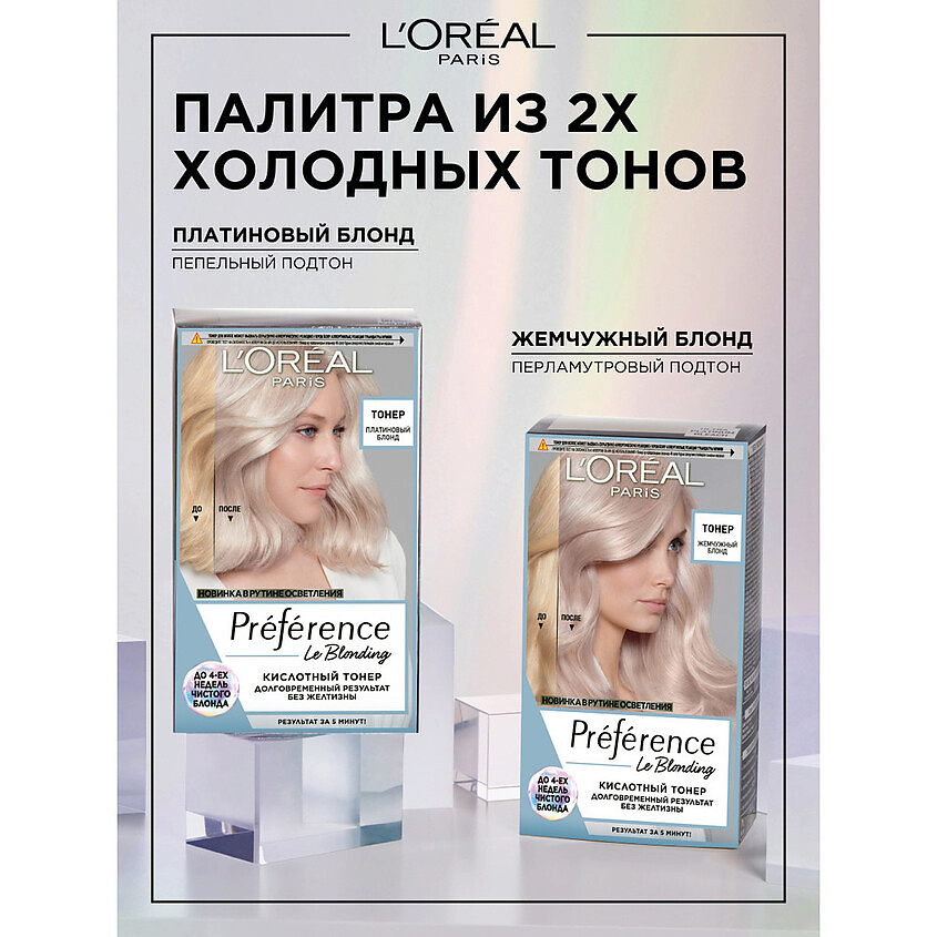 L'ORÉAL PARIS Тонер кислотный Preference – фото 11