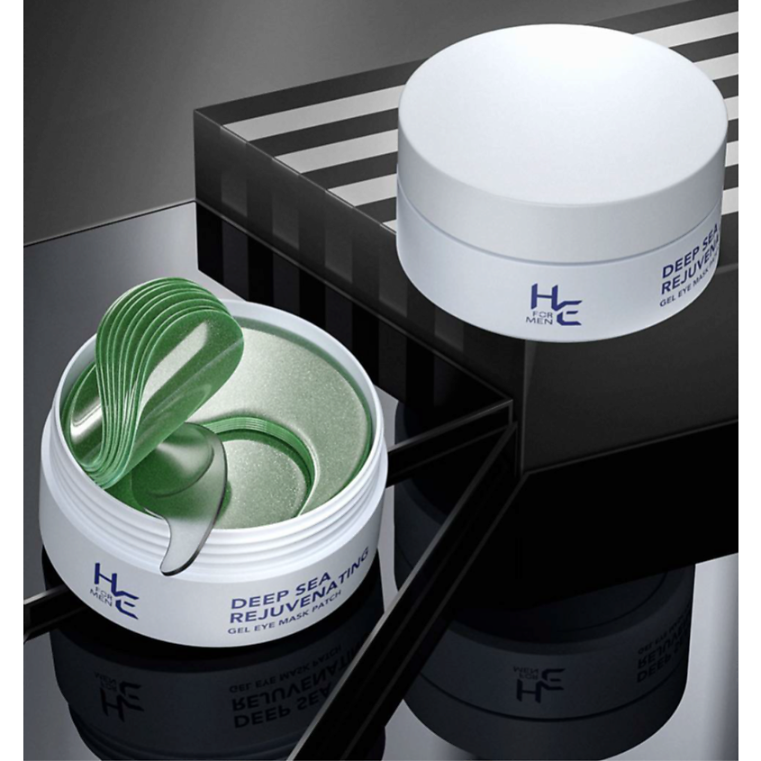 HE FOR MEN Гелевые патчи успокаивающие для глаз НЕ for men DEEP SEA REJUVENATING – фото 2