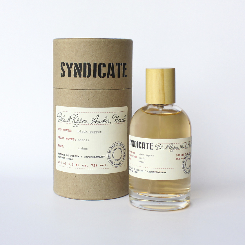 SYNDICATE Парфюмерная вода Black pepper, Amber, Neroli купить по