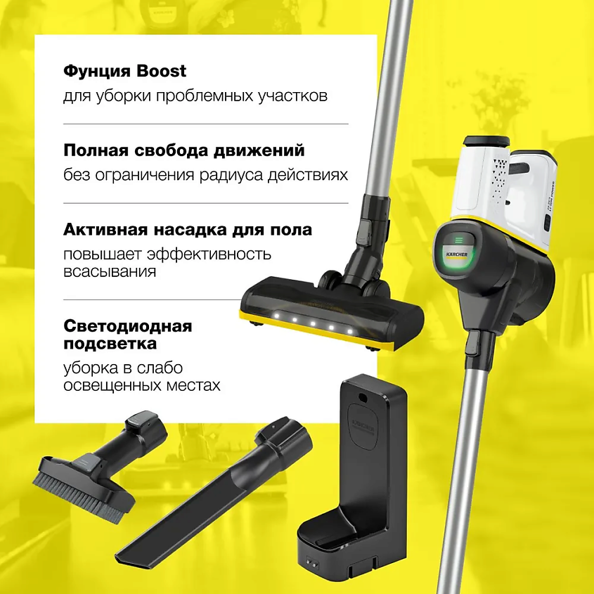 KARCHER Аккумуляторный пылесос VC 6 Cordless ourFamily 1.198-670.0 – фото 10