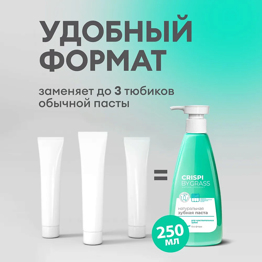 GRASS Зубная паста CRISPI для чувствительных зубов – фото 2
