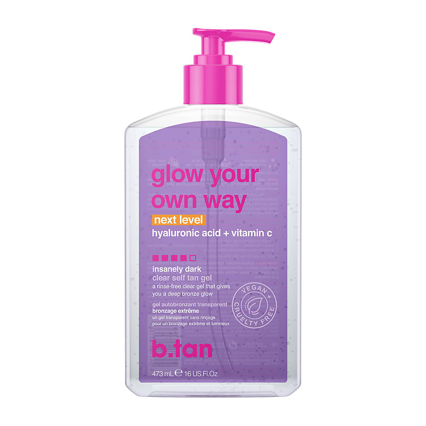 B.TAN Гель-автозагар glow your own way next level self tan gel – фото 2