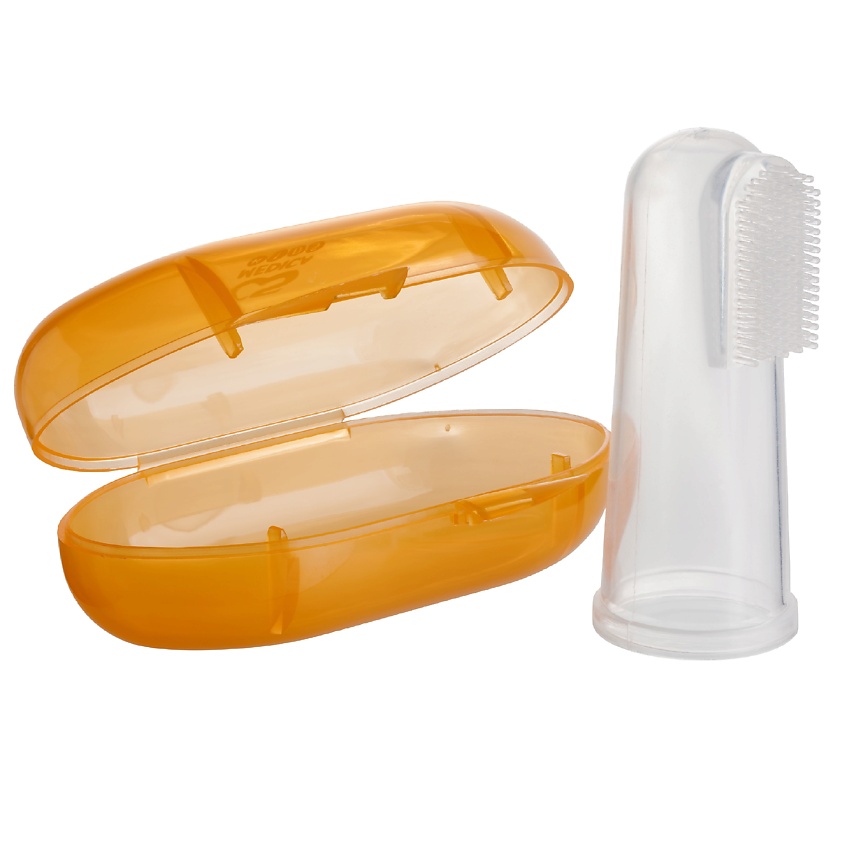 CS MEDICA Силиконовая жевательная зубная щетка на палец KIDS CS-502 – фото 1