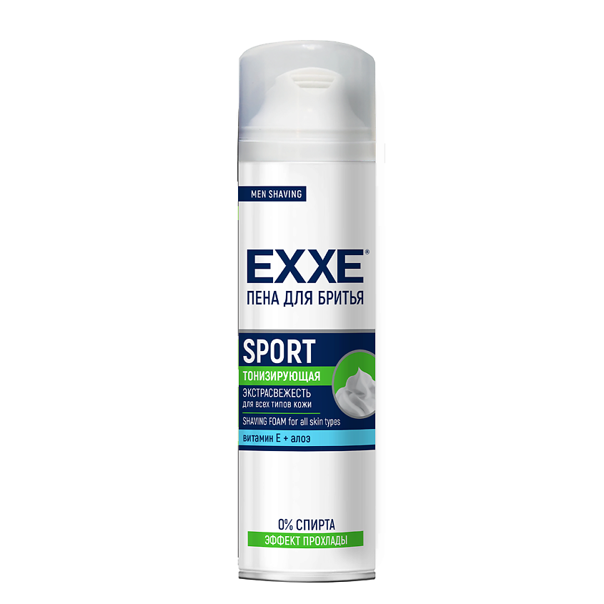 EXXE MEN Пена для бритья SPORT тонизирующая – фото 2