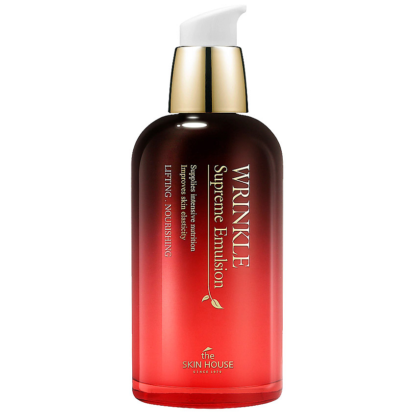 THE SKIN HOUSE Эмульсия для лица питательная разглаживающая морщины с женьшенем Wrinkle Supreme Emulsion – фото 1