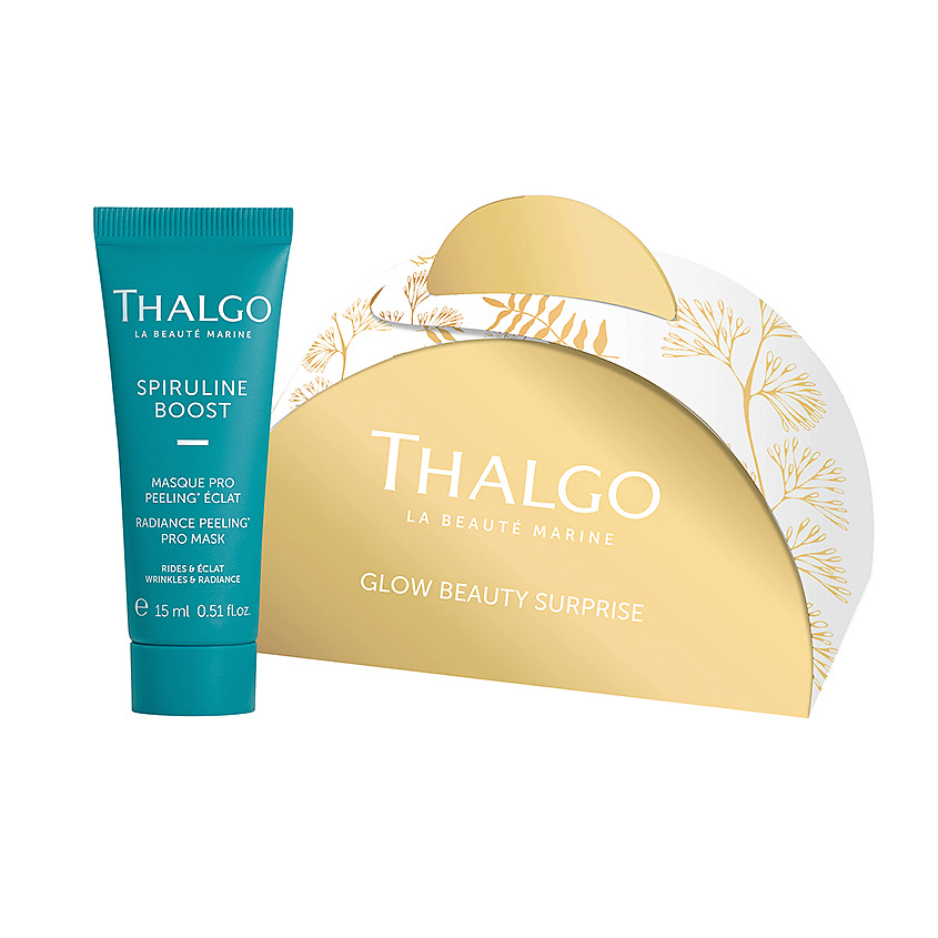 THALGO Энергизирующая пилинг-маска для сияния и обновления кожи в подарочной коробке Spiruline Boost – фото 1