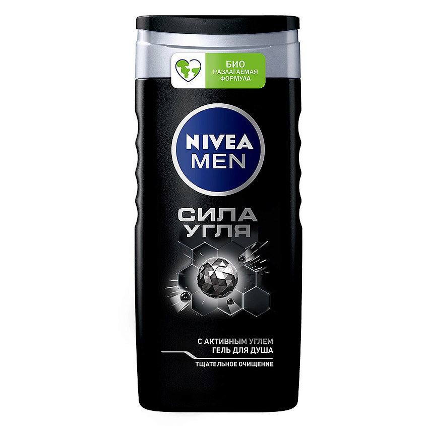 NIVEA MEN Гель для душа "Сила угля" – фото 1