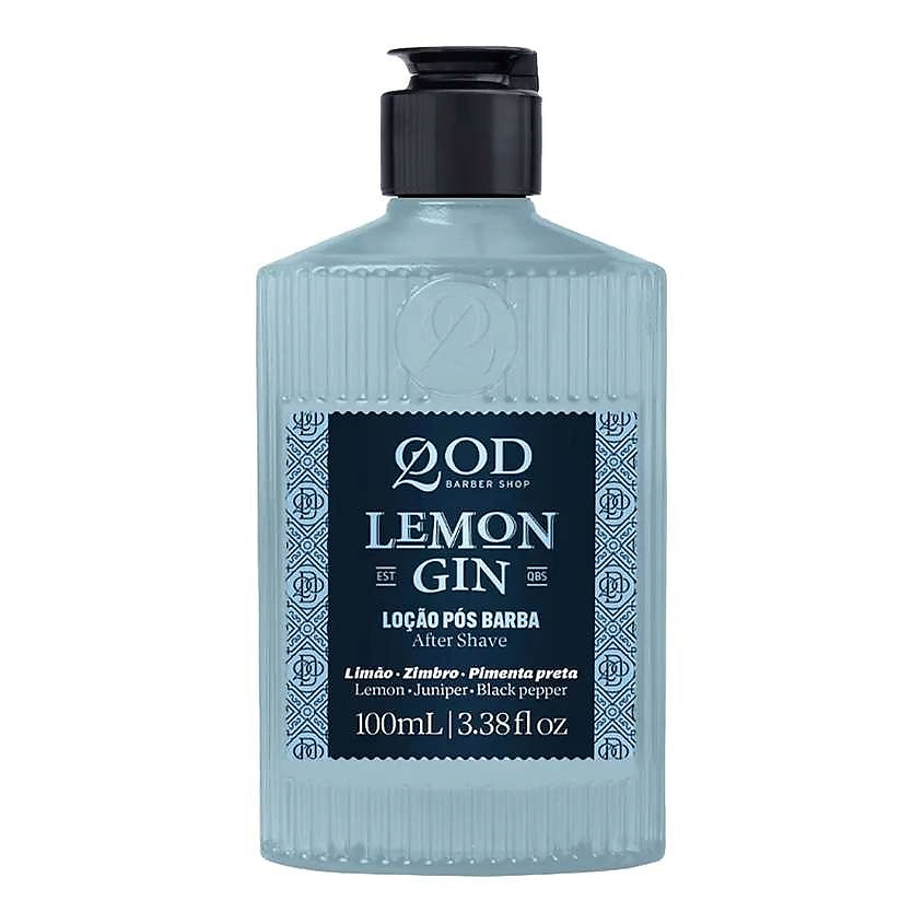 QOD BARBER SHOP Лосьон после бритья с ароматом лимонного джина Lemon Gin After Shave Lotion – фото 2