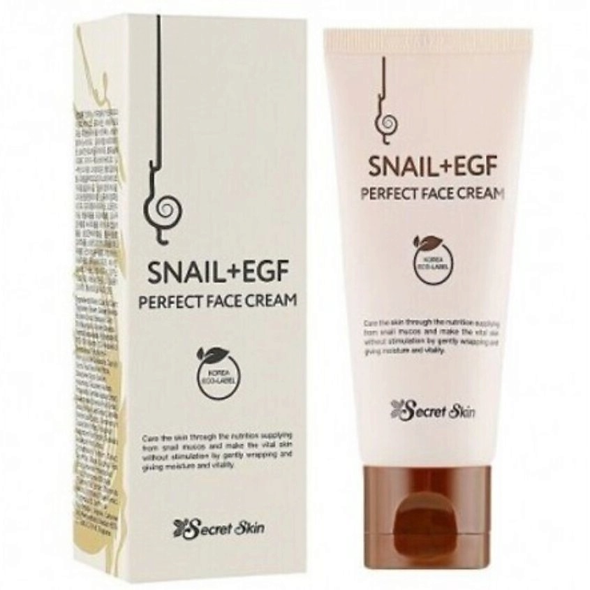 SECRET SKIN Крем для лица с муцином улитки SNAIL+EGF – фото 2