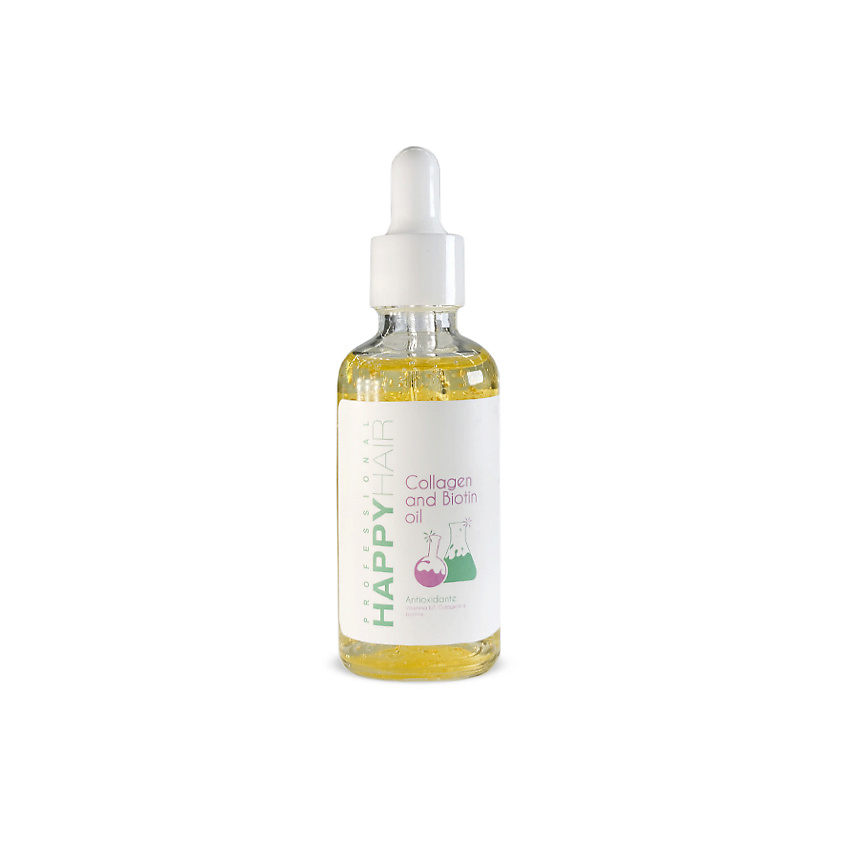 HAPPY HAIR Масло для волос Collagen Biotin Oil (коллаген/биотин) – фото 2