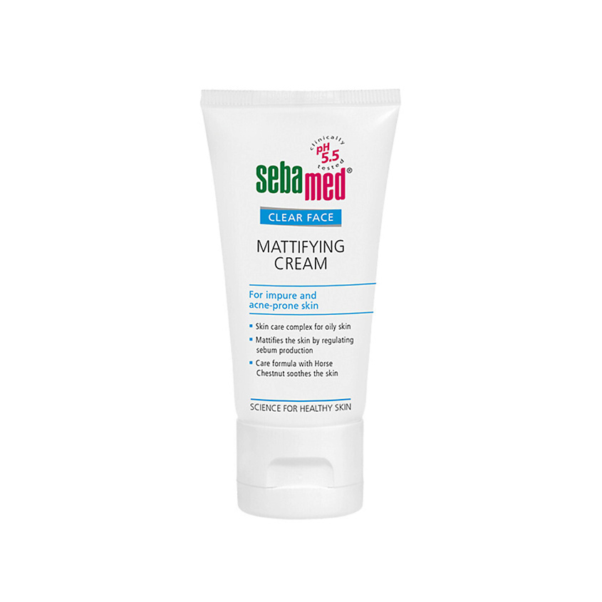 SEBAMED Матирующий себорегулирующий крем Clear Face Mattifying для жирной и проблемной кожи – фото 2