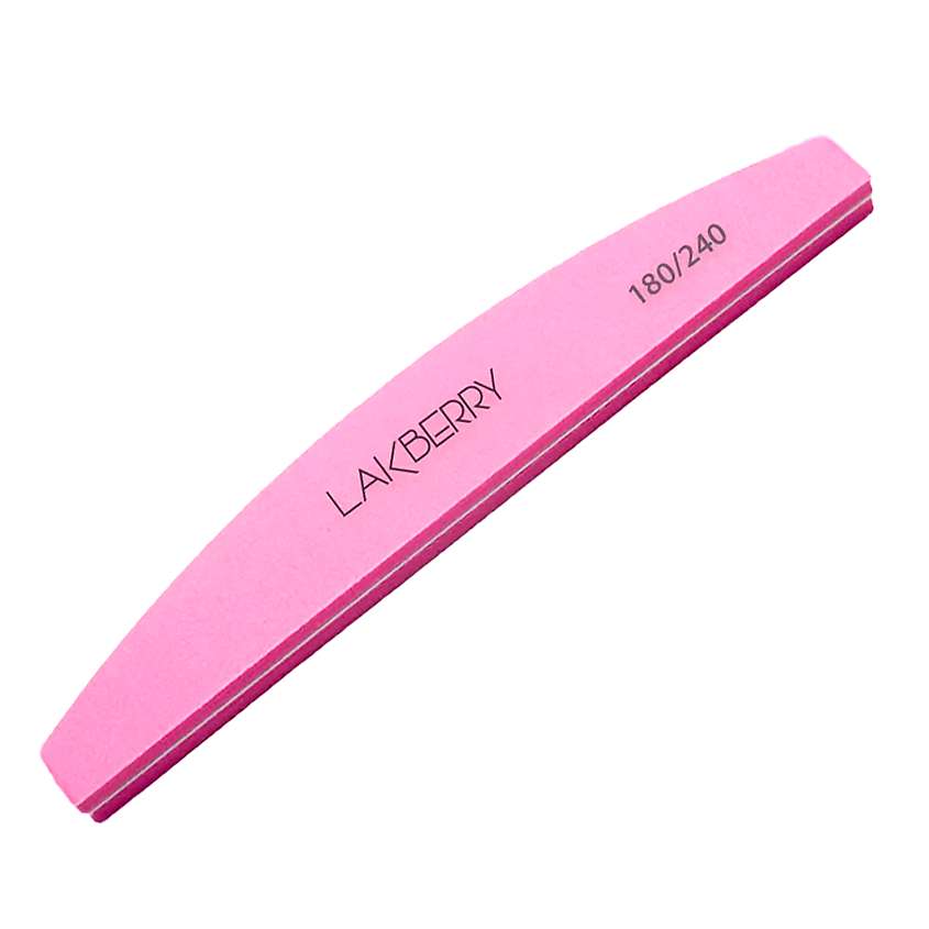 GET THE REASON LAKBERRY Пилка-баф для шлифовки ногтей лодка 180/240 – фото 1