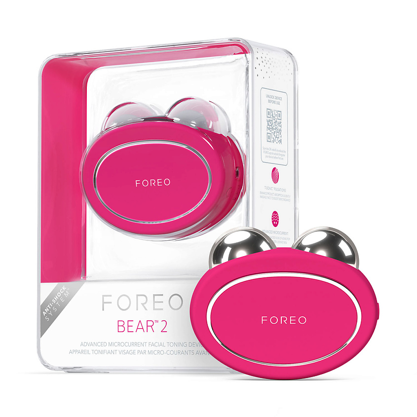 FOREO BEAR 2 ピンク FOREO BEAR™ 2 умные тонизирующие микротоки для лица, Фуксия купить