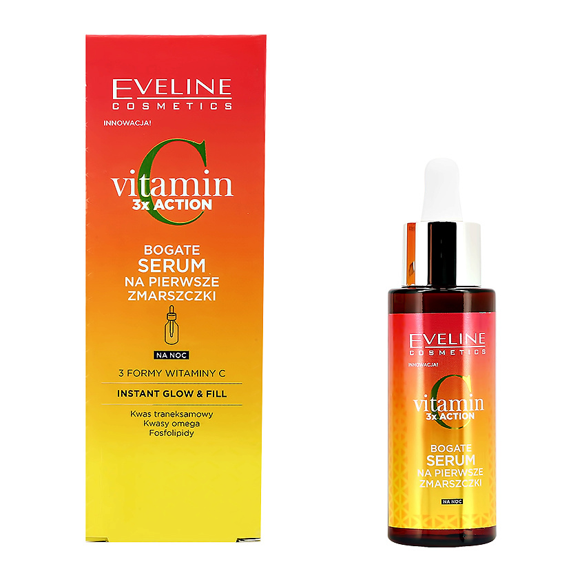 EVELINE Сыворотка для лица VITAMIN C питательная против первых морщин – фото 1