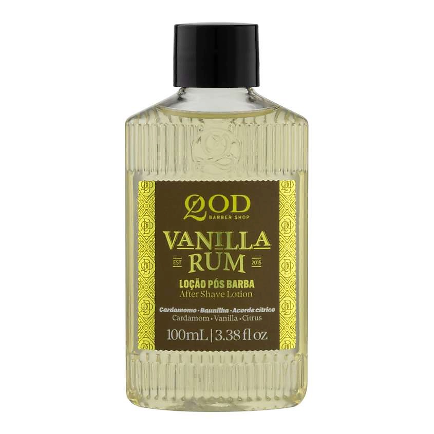 QOD BARBER SHOP Лосьон после бритья с ароматом ванильного рома Vanilla Rum After Shave Lotion – фото 2