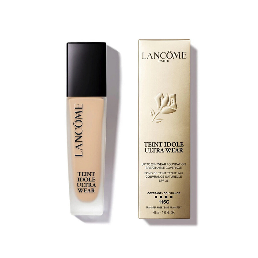 LANCOME Стойкий тональный крем с матовым финишем Teint Idole Ultra Wear SPF35, 115C – фото 2