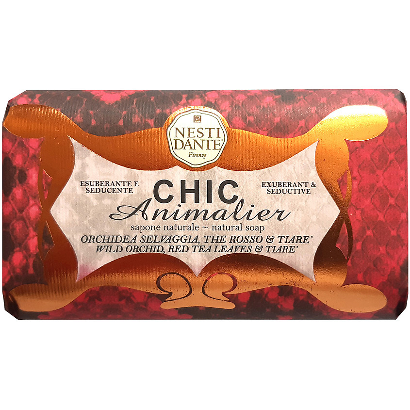 NESTI DANTE Мыло Chic Animalier Red – фото 1