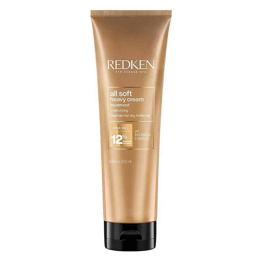 REDKEN Смягчающая крем-маска All Soft Heavy Cream для сухих волос – фото 1
