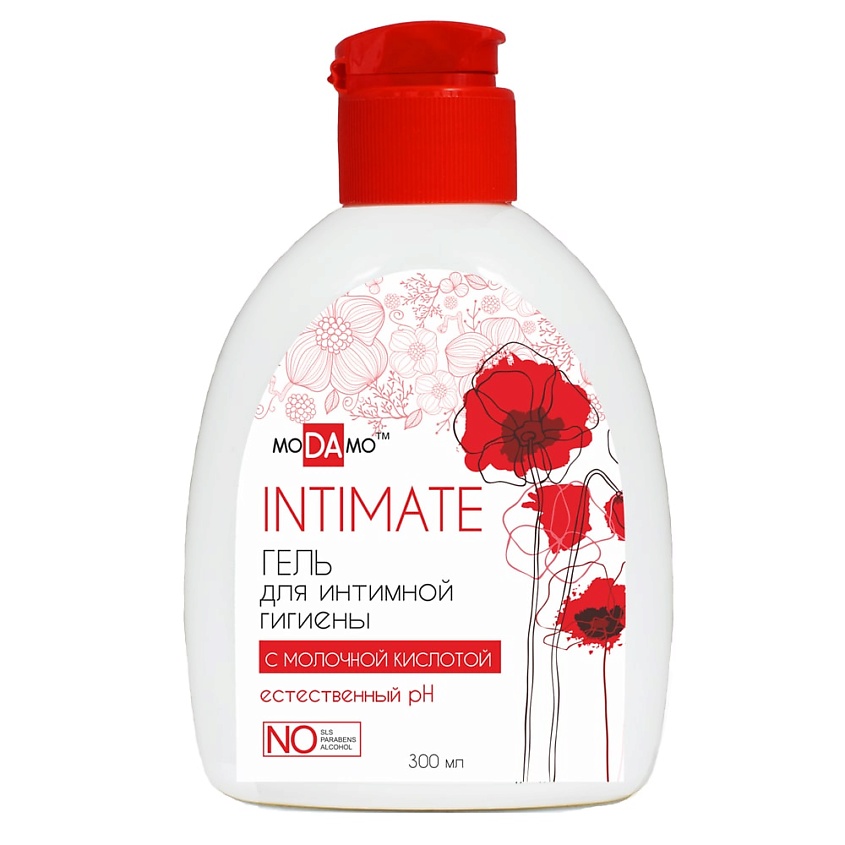 MODAMO Гель для интимной гигиены "INTIMATE" с молочной кислотой – фото 2