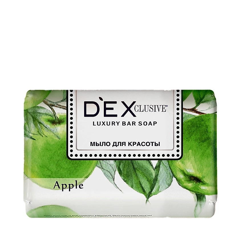 DEXCLUSIVE Мыло туалетное твёрдое Яблоко Apple Luxury Bar Soap – фото 1