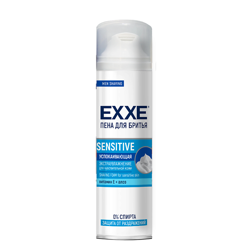 EXXE MEN Пена для бритья SENSITIVE успокаивающая для чувствительной кожи – фото 2