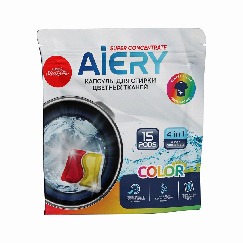AIERY Капсулы для стирки цветного белья – фото 1