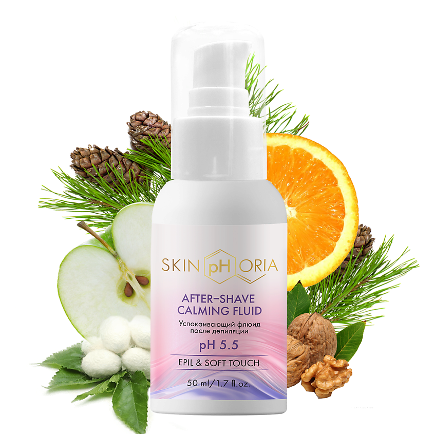 SKINPHORIA Успокаивающий флюид после депиляции After-shave Calming Fluid – фото 1