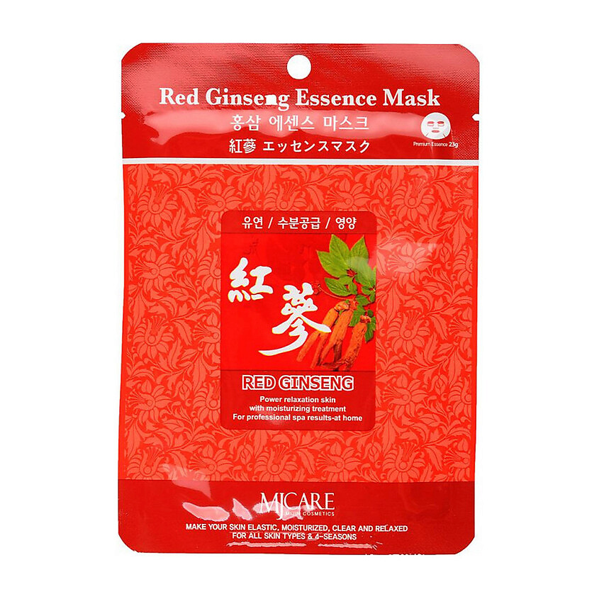 MIJIN Тканевая маска  для лица с экстрактом красного женьшеня – фото 2