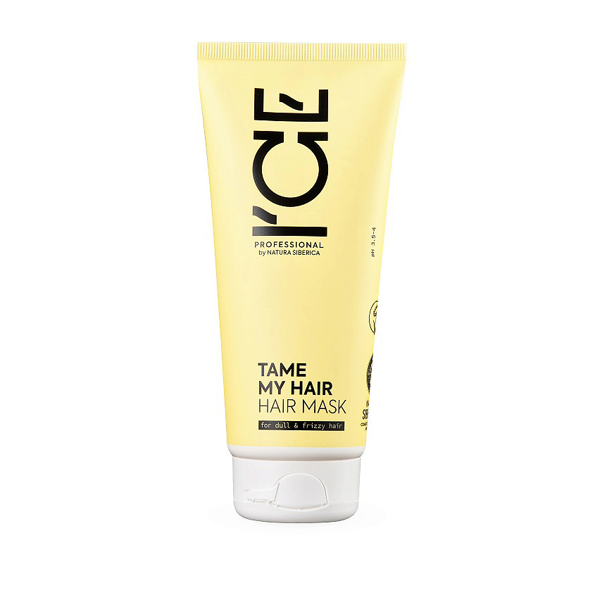 ICE BY NATURA SIBERICA Маска для тусклых и вьющихся волос Tame My Hair Hair Mask – фото 1